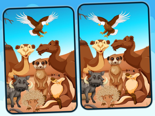 Spot 5 Differences Deserts img